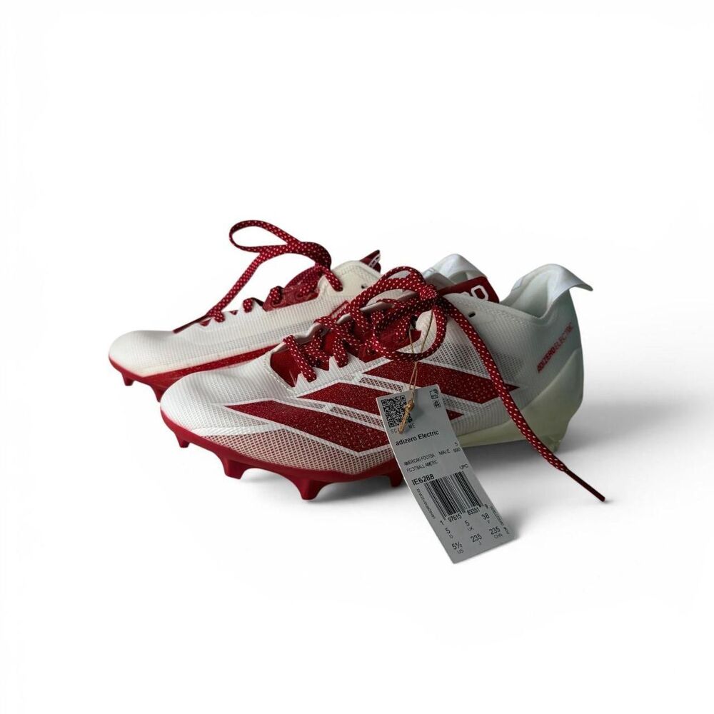 Adidas Men's Red and White Trainers